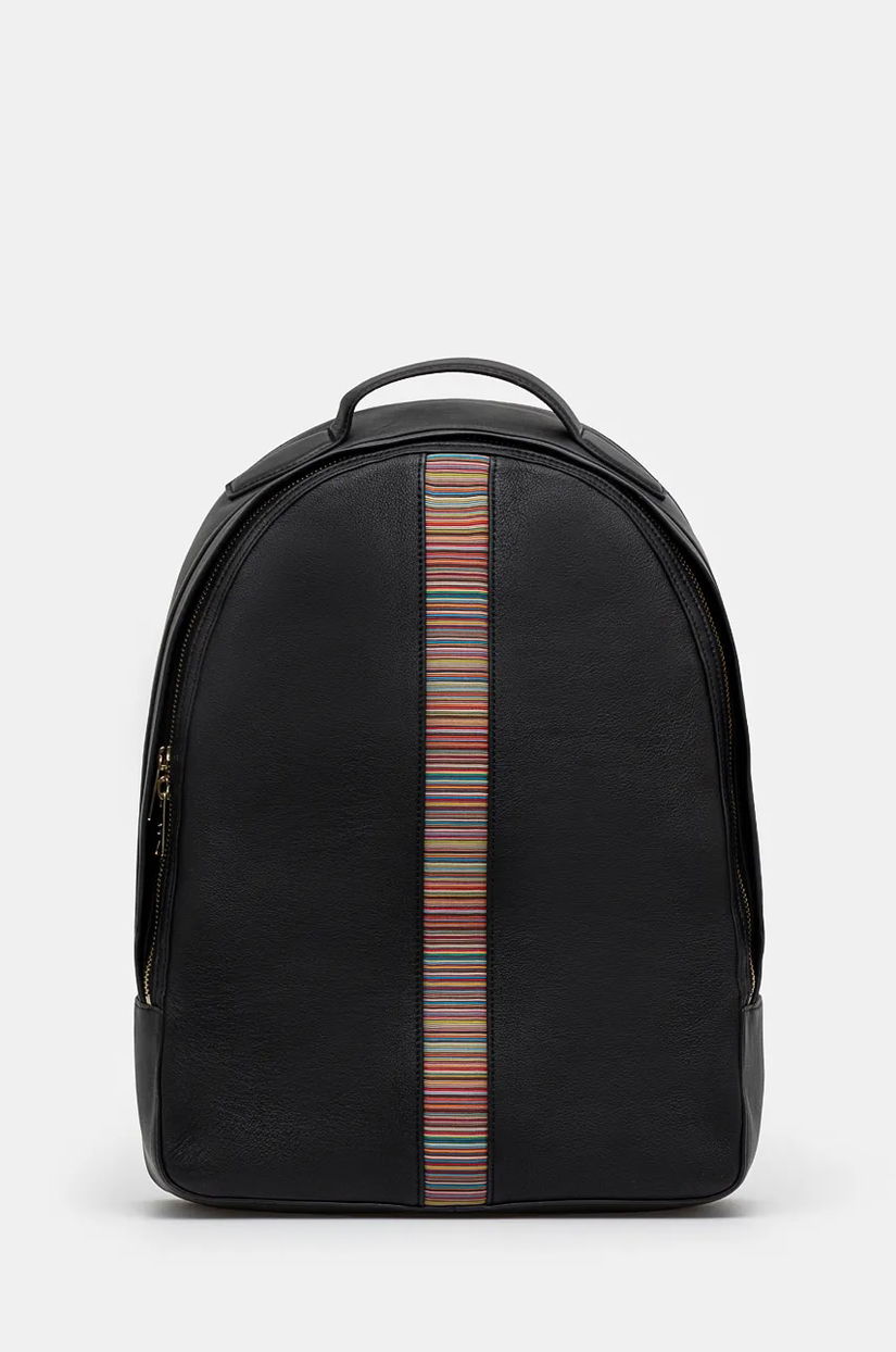 Paul Smith ghiozdan de piele barbati, culoarea negru, mare, cu imprimeu, M1A-6596-BMULTI