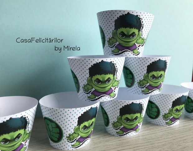 Set toppere tort Hulk