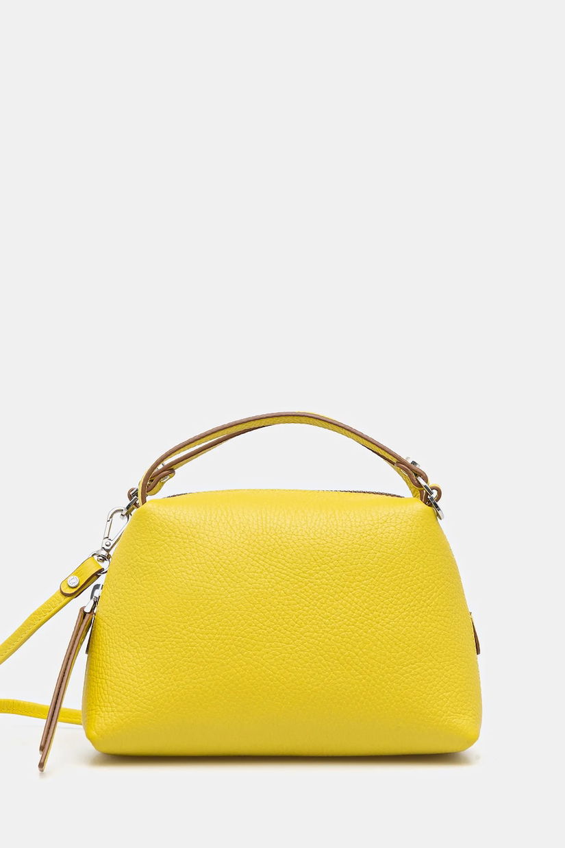Gianni Chiarini geantă culoarea galben, BS 8145/COMM GRN