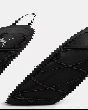 Puma rucsac culoarea negru, mare, cu imprimeu, 91181