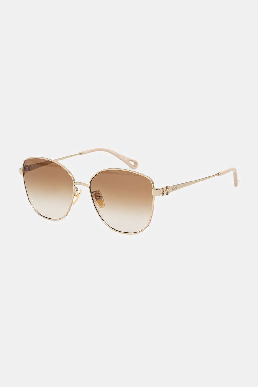 Chloé ochelari de soare femei, culoarea auriu, CH0306SK