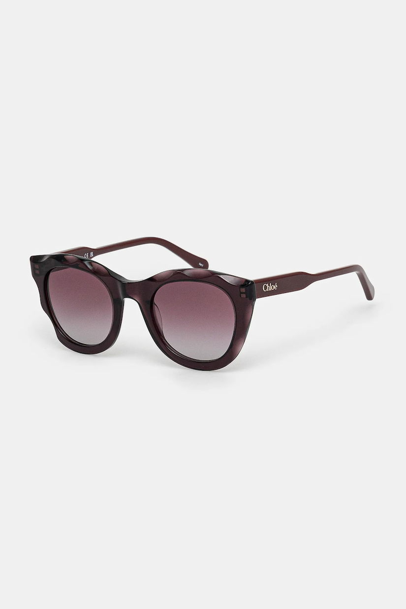 Chloé ochelari de soare femei, culoarea roz, CH0295S