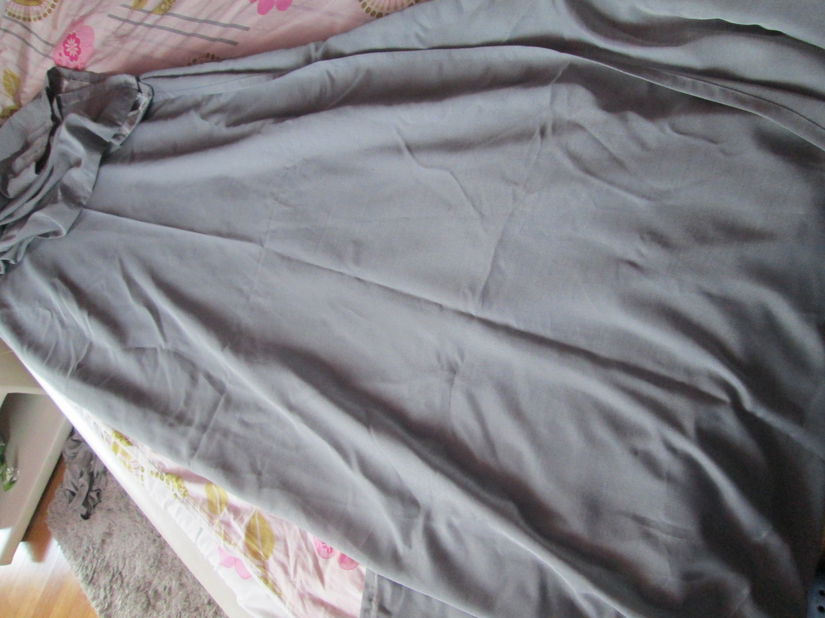 perdea/draperie gri lunga