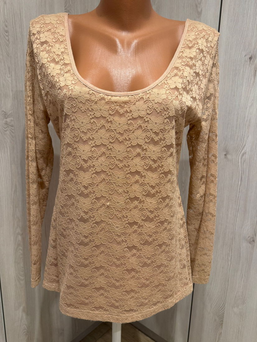 BLUZA ORIGINALA KIM KARDASHIAN KOLLECTION,DANTELA,MARIME XL