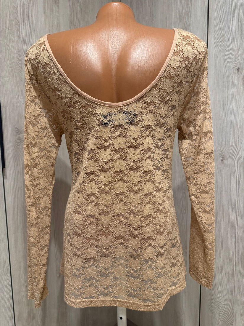 BLUZA ORIGINALA KIM KARDASHIAN KOLLECTION,DANTELA,MARIME XL