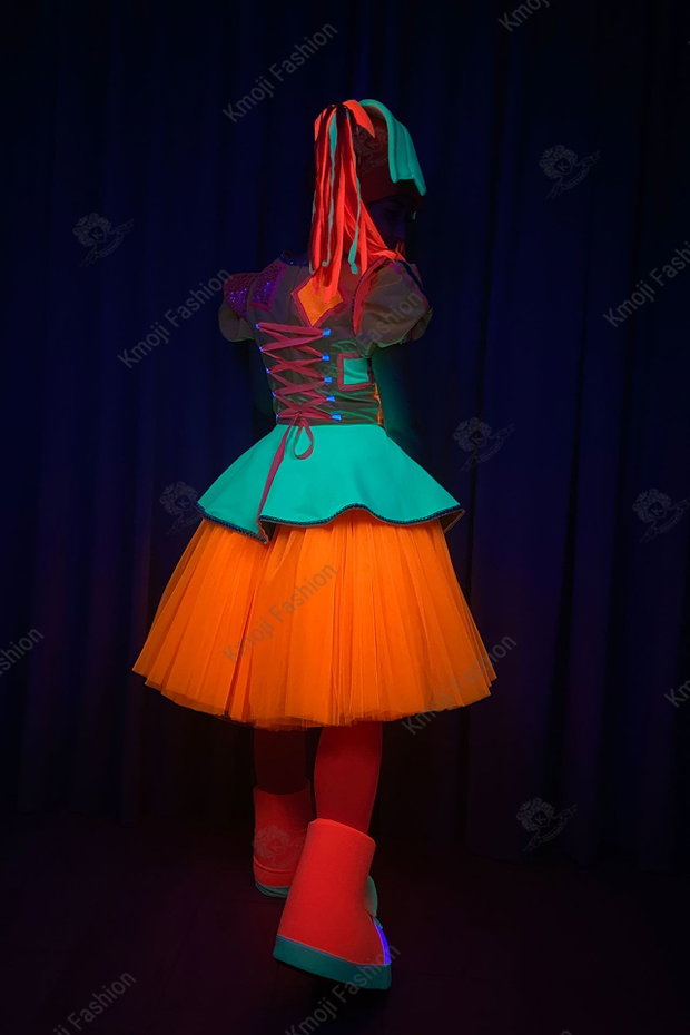 Costum Neon Party Lux Adult