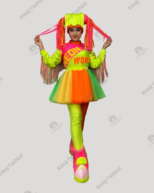 Costum Fetita Neon Lux Adult