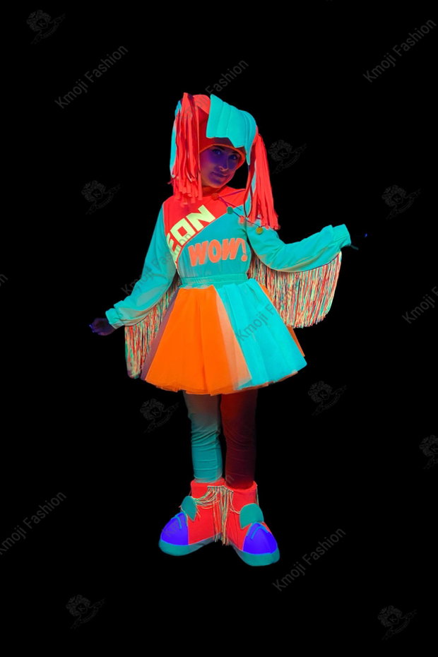 Costum Fetita Neon Lux Adult