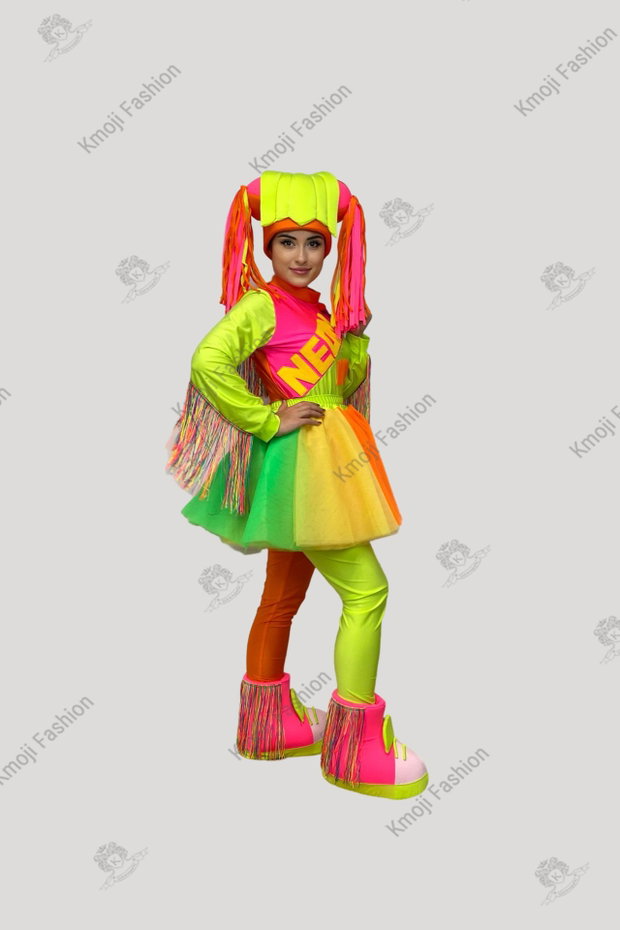 Costum Fetita Neon Lux Adult
