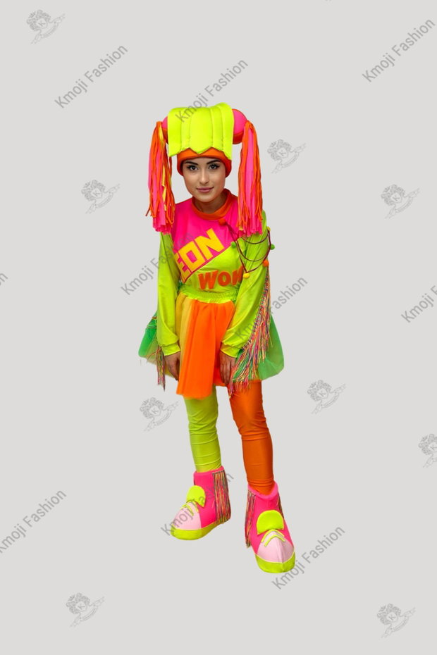 Costum Fetita Neon Lux Adult