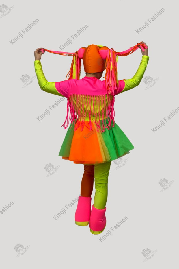 Costum Fetița Neon Lux Model 2 Adult
