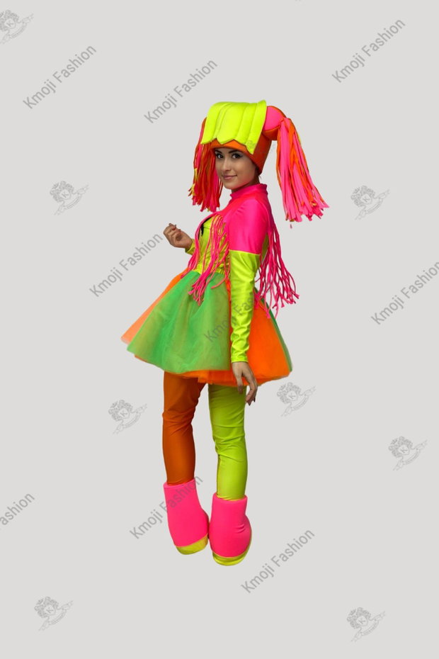 Costum Fetița Neon Lux Model 2 Adult