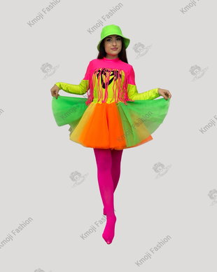 Costum Fetița Neon Standard Adult