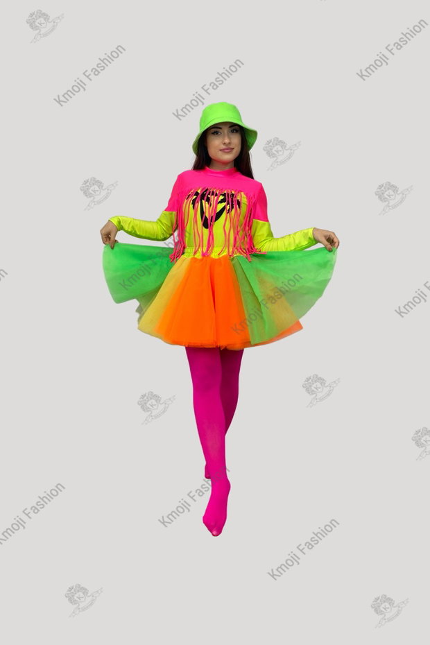 Costum Fetița Neon Standard Adult