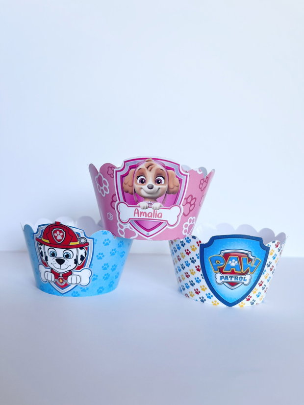 Învelitori brioșe Paw Patrol