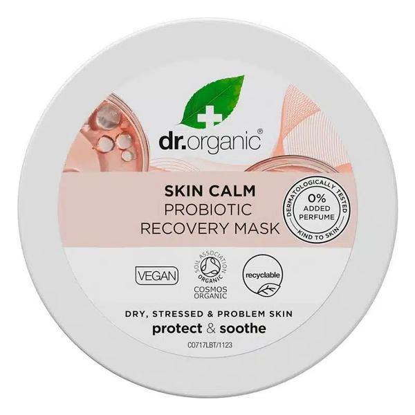 Masca de fata revitalizanta cu probiotice Dr Organic Skin Calm, 100 ml