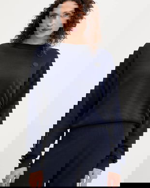 P.E Nation pulover Retreat culoarea bleumarin, light, 251KF081