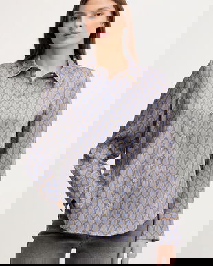 Joop! cămașă culoarea violet, cu guler clasic, regular, 30047621