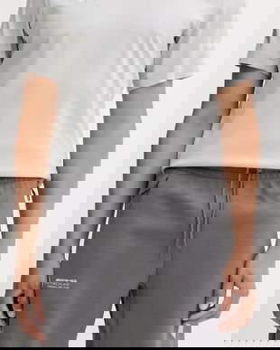 adidas pantaloni scurți x Mercedes culoarea gri, JW3479