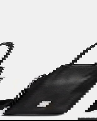 Tommy Jeans poșetă culoarea negru, AW0AW17545