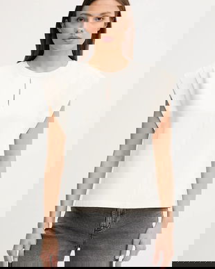 Joop! bluză culoarea bej, uni, 30048081