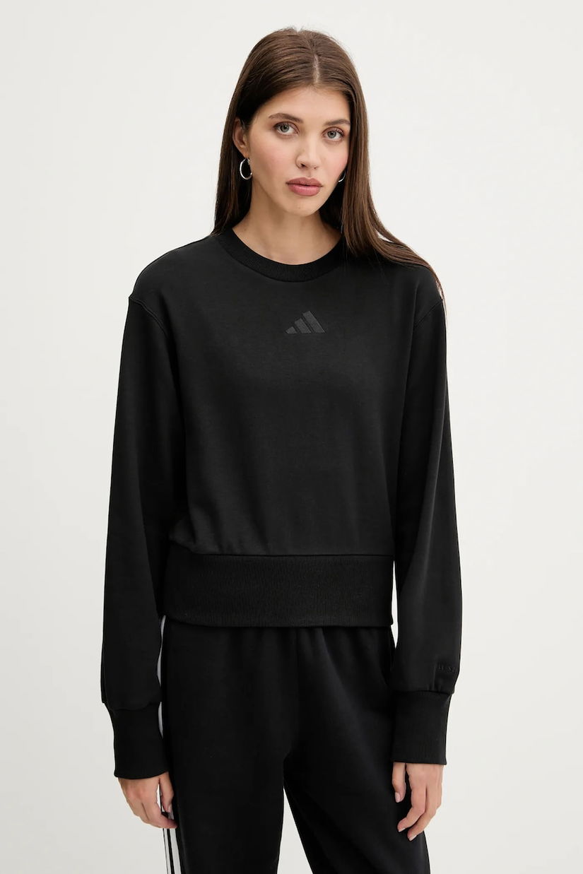 adidas hanorac de bumbac ALL SZN culoarea negru, uni, JJ1259