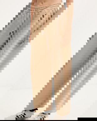 adidas pantaloni de trening Z.N.E. culoarea bej, uni, JW7770