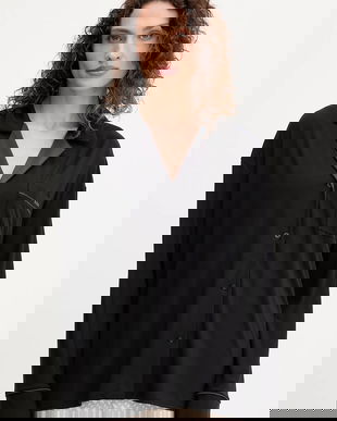 BOSS cămașă de pijama culoarea negru, 50545588