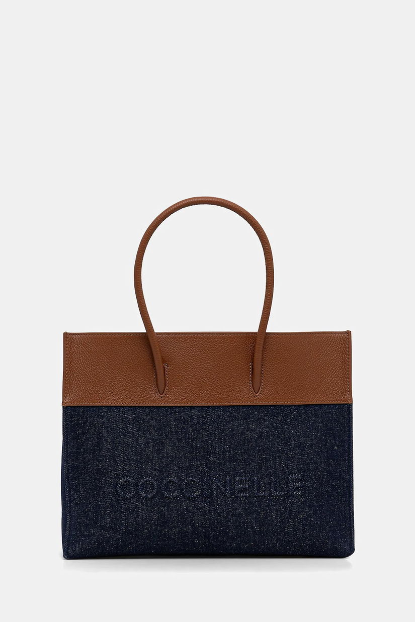 Coccinelle poșetă MYRTHA DENIM culoarea bleumarin, E1.T94.18.02.01