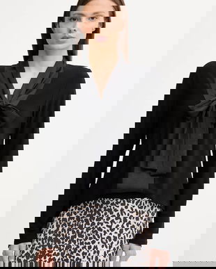 Joseph Ribkoff bluză culoarea negru, uni, 253003