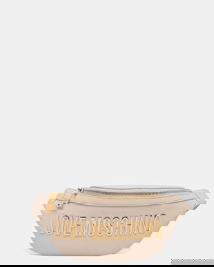 Love Moschino borsetă culoarea bej, JC4195PP1NKD0110