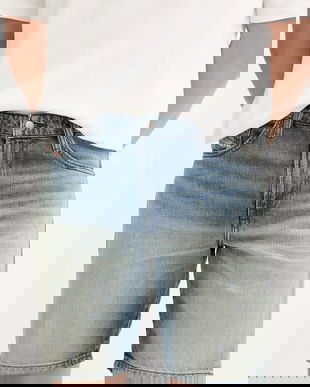 Diesel pantaloni scurți jeans D-FIN SHORTS A14621.0DBEC