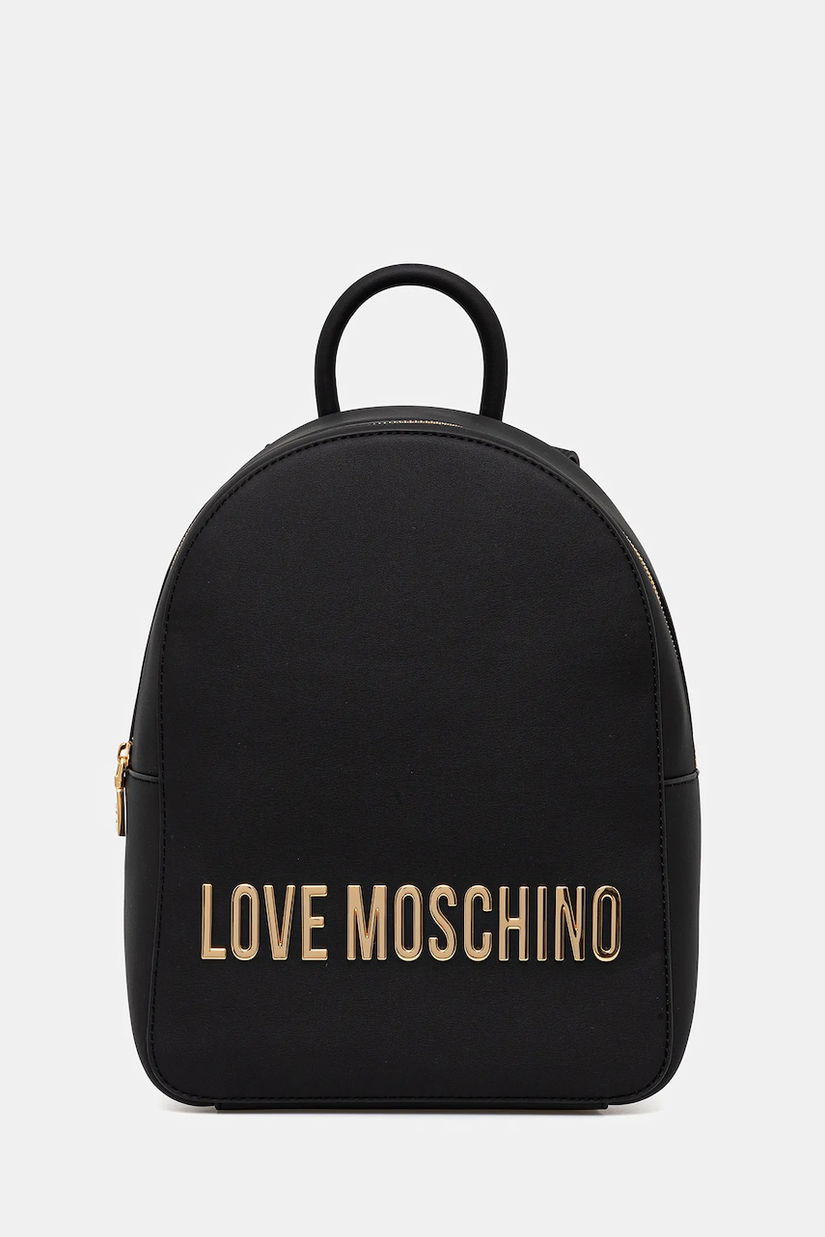 Love Moschino rucsac culoarea negru, mic, uni, JC4193PP1NKD0000