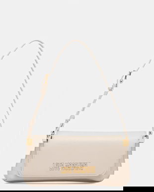 Love Moschino poșetă culoarea bej, JC4058PP1NLO0110