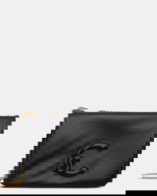 Coccinelle poșetă de piele DULSE culoarea negru, E5.SS5.52.01.01