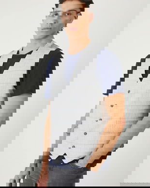 Medicine vestă culoarea gri