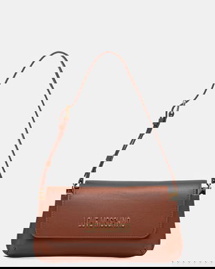 Love Moschino poșetă culoarea maro, JC4058PP1NLO0312