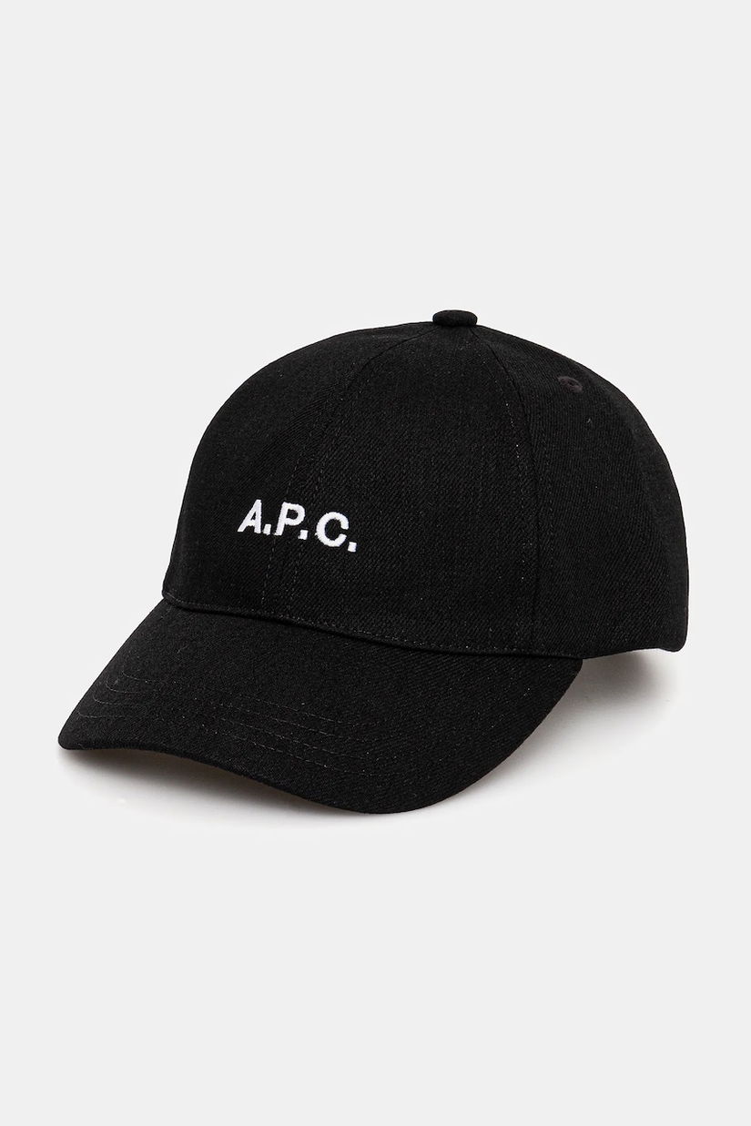 A.P.C. șapcă casquette charlie culoarea negru, COZZS.M24069