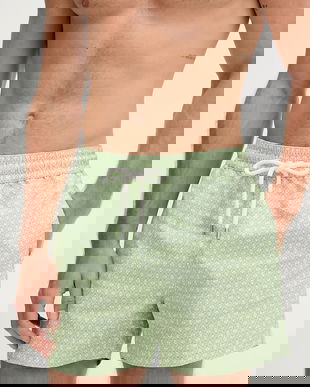 Frescobol Carioca pantaloni scurți de baie culoarea verde, 2619.432