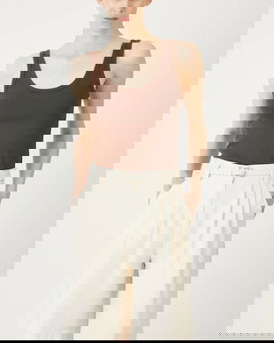 Medicine pantaloni scurți culoarea bej, uni, high waist