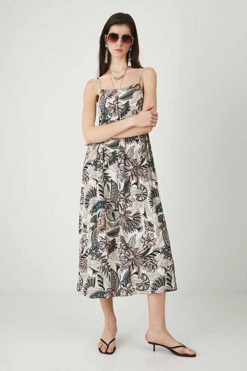 Medicine rochie midi, evazați
