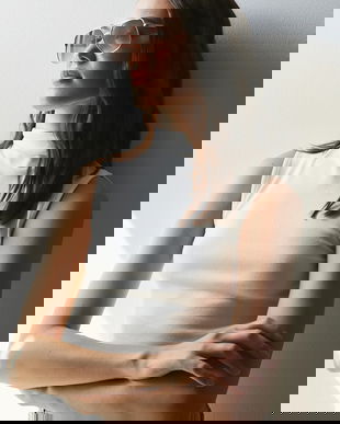 Medicine ochelari de soare culoarea maro