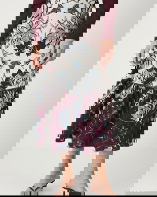 Medicine fustă maxi, evazați