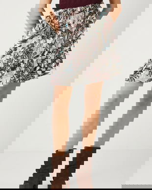 Medicine fustă mini, evazați