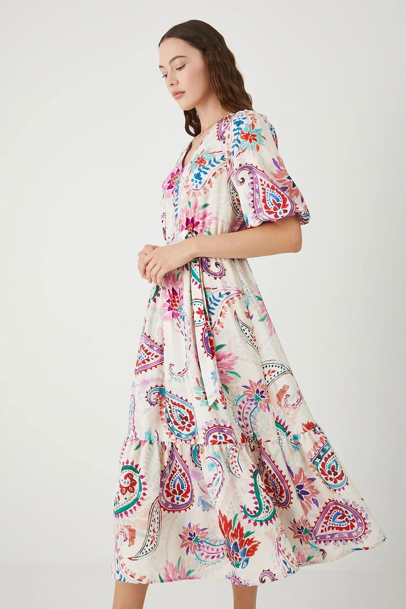 Medicine rochie midi, evazați
