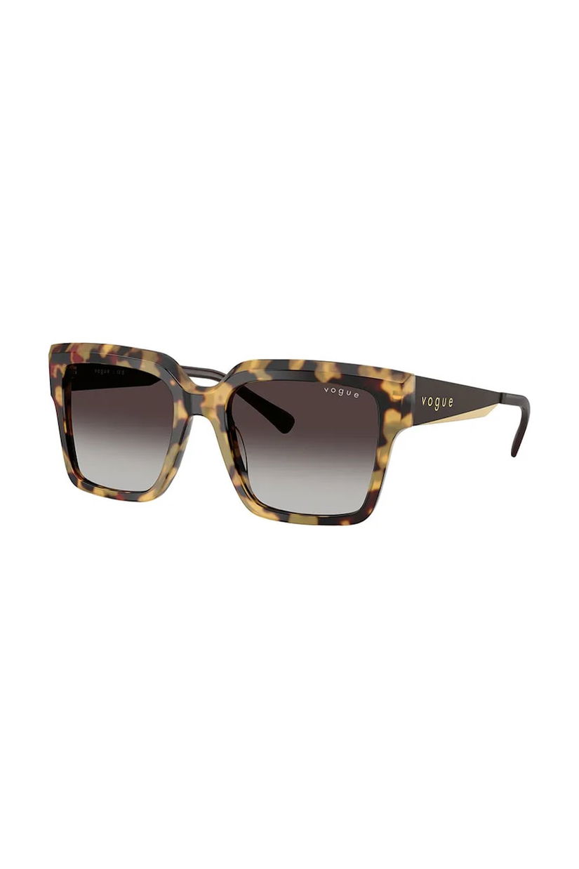 VOGUE ochelari de soare femei, culoarea galben, 0VO5553S