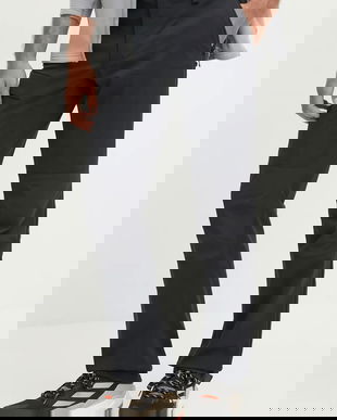 Haglöfs pantaloni de exterior Mid Standard culoarea albastru marin, 607053