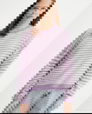 American Vintage pulover de lână culoarea roz, light, NEN18C