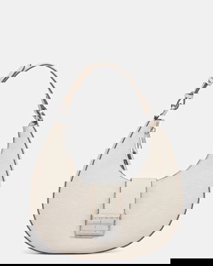 Tommy Jeans poșetă culoarea bej, AW0AW17539