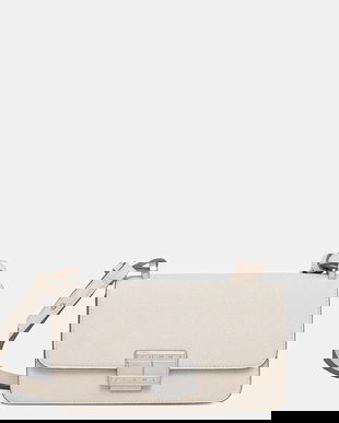 Tommy Jeans poșetă culoarea bej, AW0AW17529